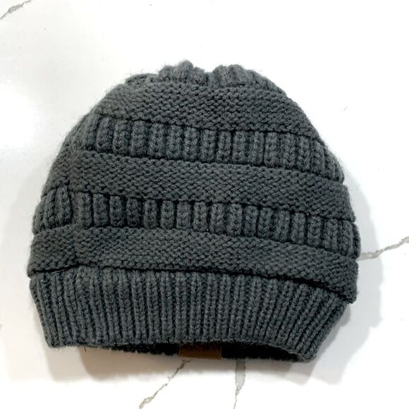 ALEPO | Grey Baby Winter Beanie Fleece Knit Hat - Picture 2 of 5